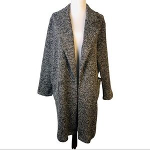𝅺oversized Mottled Knit Long Coat NWT Size M